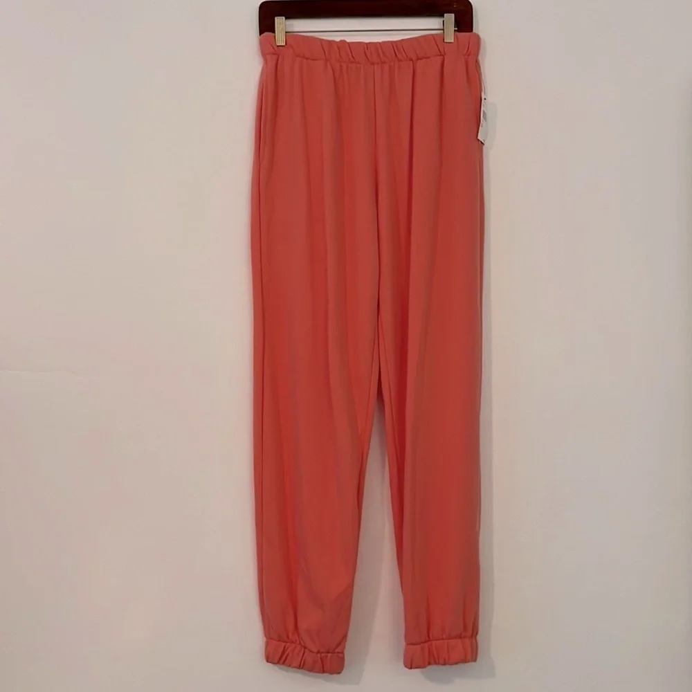 Circle X Cozy Pink Jogger Sweatpants - Picture 2 of 8